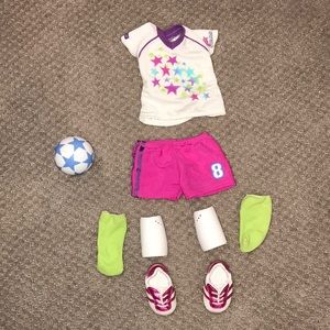 American Girl Soccer Team Outfit